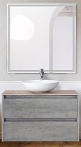 Тумба со столешницей BelBagno Kraft 80 см Cemento Grigio