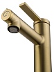 Смеситель для раковины Wonzon&Woghand WW-H1017-BG функция полоскания, брашированное золото