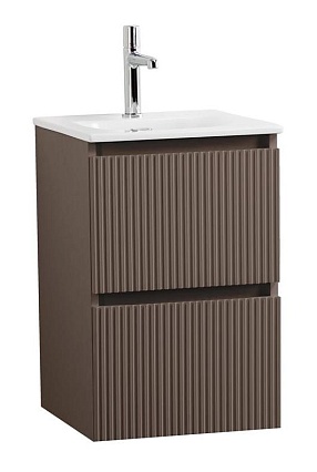 Тумба с раковиной BelBagno Uno-Mini 40 см Бежевый матовый