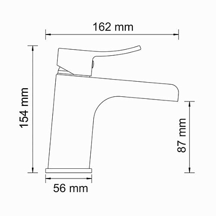 Cмеситель для раковины WasserKRAFT Aller 1069