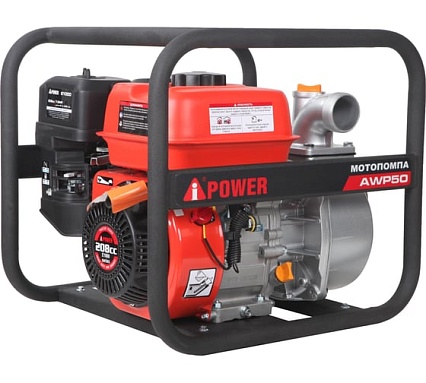 Бензиновая мотопомпа для чистой воды A-iPower AWP50 30121