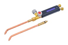 Ацетиленовая горелка мини Сталь Г2 вентильная, цельнотянутый мундштук, медные наконечники 2, 3 СВ000019472