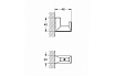 Крючок Grohe Selection Cube 40782000