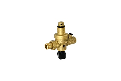 Подпиточный клапан Uni-Fitt НВ 1/2" с редукционным соединением и манометром 290A2000