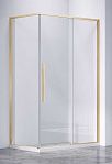Душевой уголок Vincea Слим-Н (Slim-N) VSR-4SN9010CLG 100x90 брашированное золото, стекло прозрачное