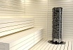 Электрическая печь для бани и сауны Sawo Tower TH3-60NB-P, 6кВт, встроенный пульт