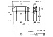 Смывной бачок скрытого монтажа Viega Visign 622220