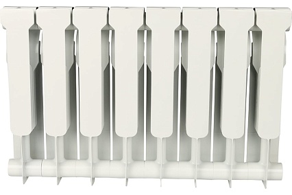 Биметаллический радиатор Rommer Profi BM 350 BI350-80-80-130 8 секций RAL9016 86631