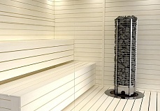 Электрическая печь для бани и сауны Sawo Tower TH3-60NB-P, 6кВт, встроенный пульт