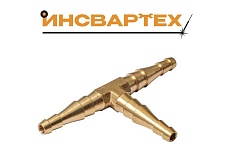 Штуцер соединительные на рукав тройной Инсвартех 9/9/9 (5 шт упак) IST0311