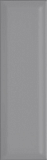 Керамическая плитка Kerama Marazzi Аккорд серый тёмный грань 8.5x28.5 см, 9015