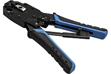 Инструмент Exegate EX-T2008R для обжима RJ-45, RJ-11, 12, с храповым механизмом, прямой ход обжимки 293155