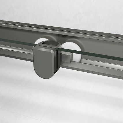 Душевой уголок RGW Passage PA-39Gr 80x80 прозрачное, графит 03083988-110