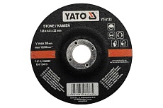 Диск зачистной по камню, 115x6,0x22 Yato YT-6133