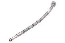 Подводка для смесителей СТМ сталь, 1/2xM10x30 см., длинный штуцер CWFLS030