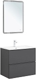 Мебель для ванной Aquanet Арт 60 см ясень графит