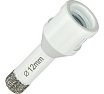 Алмазная коронка по керамограниту 12 мм, M14 на УШМ Diamond Industrial DIDKVP12M14