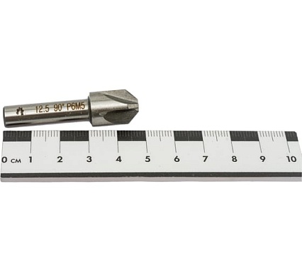 Зенковка (90 град; 12.5 мм; Р6М5; z-4; ц/х) WOLFSTAR co09012