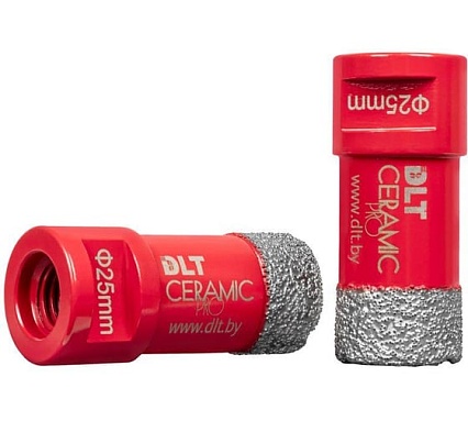 Коронка алмазная по керамограниту CERAMIC PRO, 25 мм DLT 691