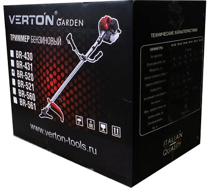Бензиновый триммер Verton garden BR-520 01.5985.6392