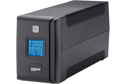 Источник бесперебойного питания Hiden Источник бесперебойного питания EXPERT 2xSchuko LCD, USB ULS800C 800ВА/480Вт