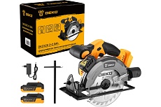 Циркулярная аккумуляторная пила Deko DKCS20, 20В, 165мм, 2.2Ач 063-4210