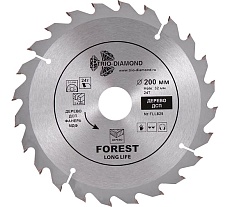 Диск пильный по дереву (200х32/30 мм; 24Т) TRIO-DIAMOND FLL829