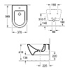 Подвесное биде Villeroy&Boch Subway 2.0 54000001