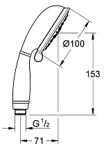 Душевая лейка Grohe New Tempesta Rustic 27608000