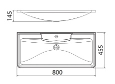 Тумба с раковиной BelBagno Acqua 80 см Pino Scania