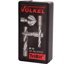 Резьбонарезной набор VOLKEL М10 шаг 1.5мм HSS-G 4пр. V67410