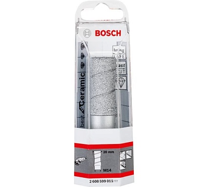 Фреза алмазная для УШМ (20 мм; M14) Bosch 2608599011
