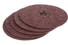 Круг шлифовальный фибровый Flex 243-013 (5 шт; 150 мм; P24; 10000 об/мин; 80 м/с) Hammer 526843
