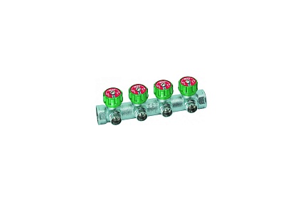 Регулируемый коллектор с 4 отводами FAR 3/4" М24х19 FK 3855 C34