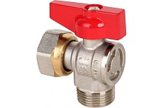 Шаровой кран MVI полнопроходной, угловой с накидной гайкой 1/2&quot;, внутренняя-наружная BV.533.04