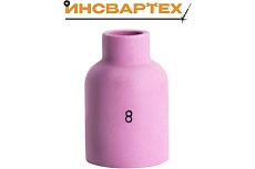 Сопло керамическое TIG Инсвартех 17-18-26 57N BIG для газовой линзы №8, 5 шт IST0189