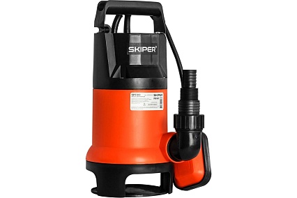 Насос погружной SKIPER SP5100 для слабозагрязнённой воды (1000 Вт, 17500л/ч, напор 9м, 1" или 1 1/2") 00-00021032