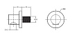 Шланговое подключение Jacob Delafon Modulo E8465-CP