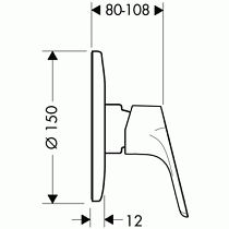 Смеситель для душа Hansgrohe Focus 31967000 внешняя часть