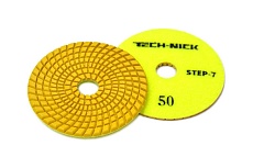 Круг алмазный гибкий шлифовальный АГШК STEP 7 (100x3.5 мм; Р50) TECH-NICK 111120006