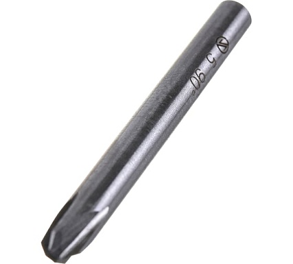 Зенковка коническая 90 градусов (5х5х45 мм; ц/х 5 мм; Р6М5; тип 6; Z=4) ИНСТУЛС 00001264125