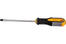 Шлицевая отвертка GREPP SL8*150мм, CrV, 3х-компонентная рукоятка 201-010