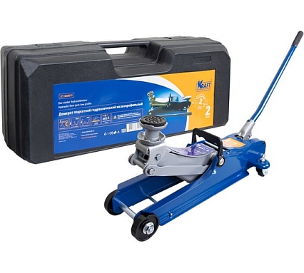 Подкатной низкопрофильный домкрат 2 тонны Kraft 80-360 KT 820011