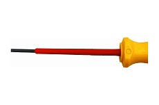 Диэлектрическая шлицевая отвертка Felo SL2,5x0,4x75 91302590