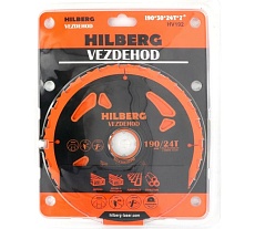 Диск пильный Hilberg Vezdehod 190х30 мм, 24Т, 7 град HV192