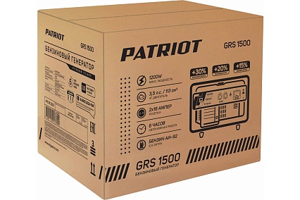 Бензиновый генератор Patriot GRS 1500 476102225