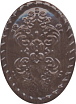 Декор Kerama Marazzi Версаль коричневый 12х16 см, OBA010