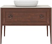 Тумба с раковиной Kerama Marazzi Plaza Classic 120 см, 1+1 ящик, орех