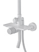 Душевая стойка Wonzon&Woghand WW-N3S962-MW белый матовый