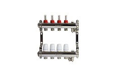 Коллекторная группа VRT 1&quot;х3/4&quot;, евроконус, 4 выхода, c расходомерами 530143